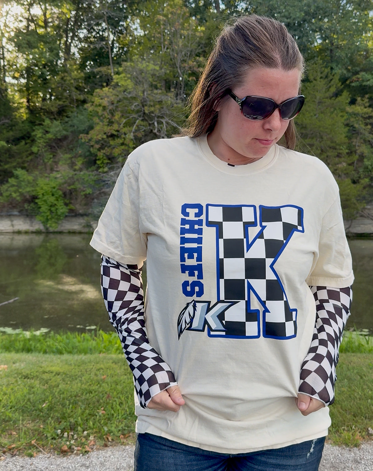 Large Checkered Keokuk Chiefs