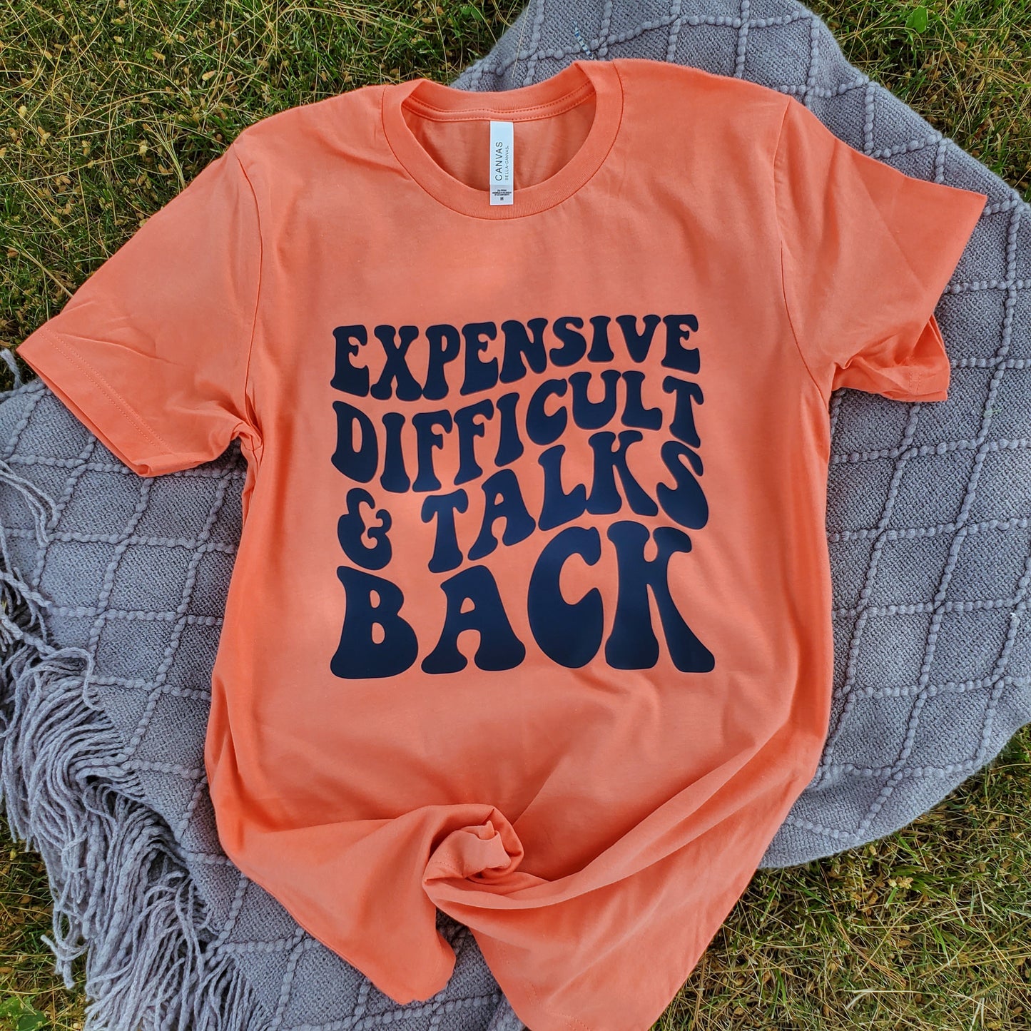 Expensive Difficult coral Tee