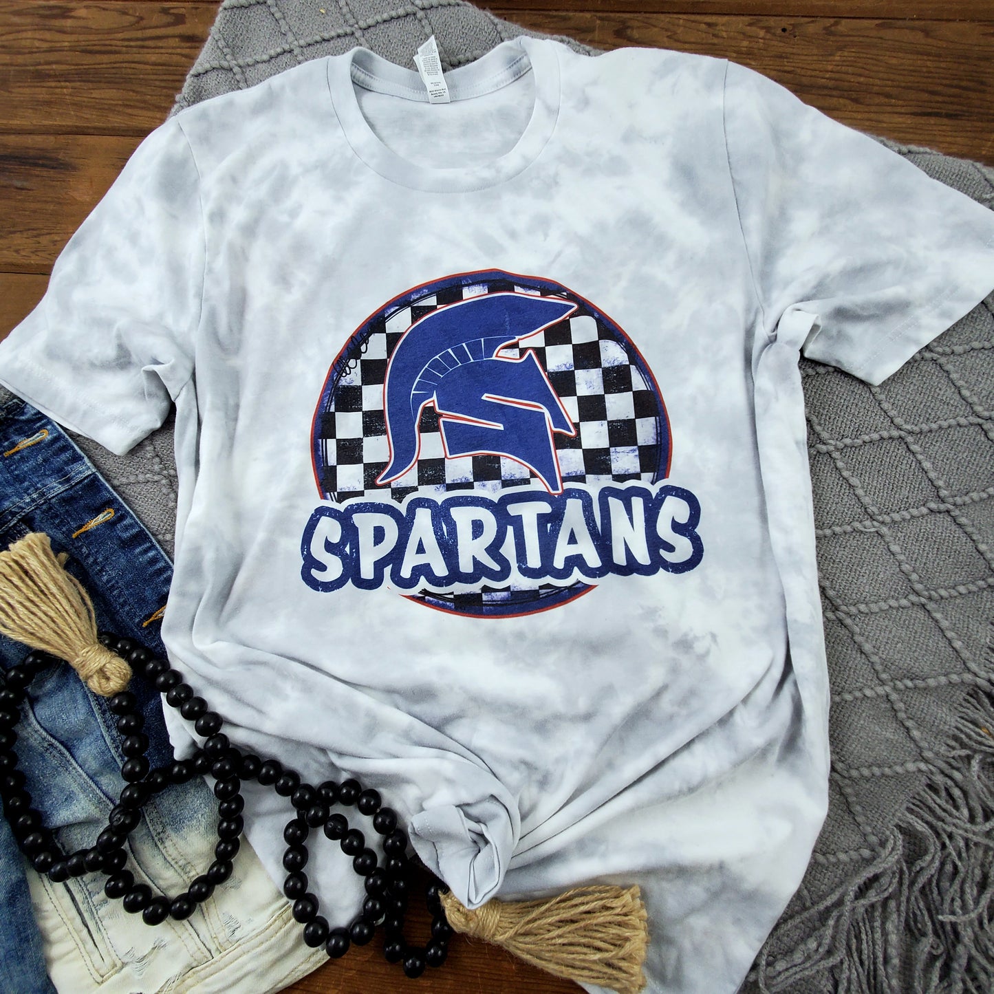 Spartans checkered