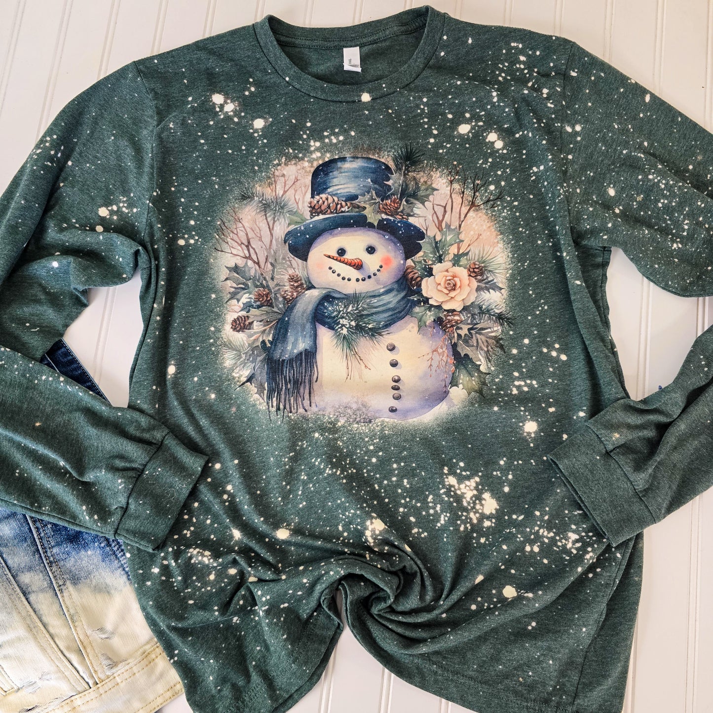 Bleached snowman