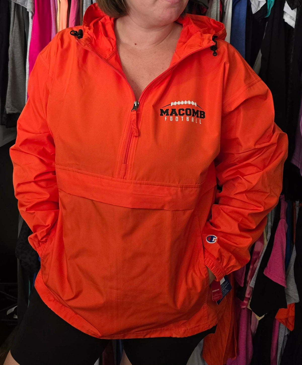 Macomb Bombers Football Champion Anorak Jacket