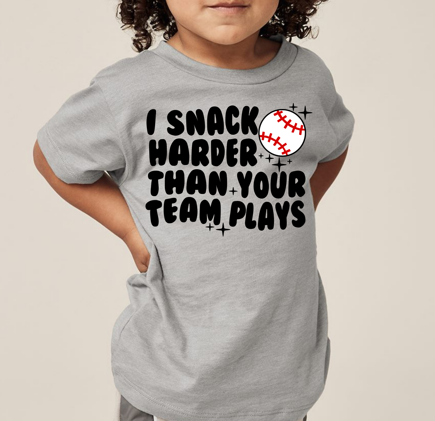 I snack harder