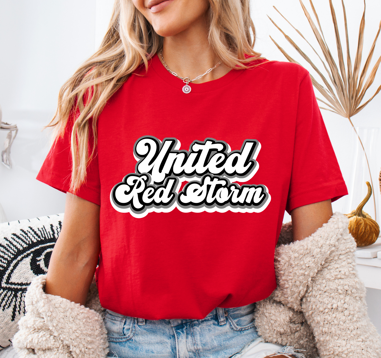 retro layered red storm