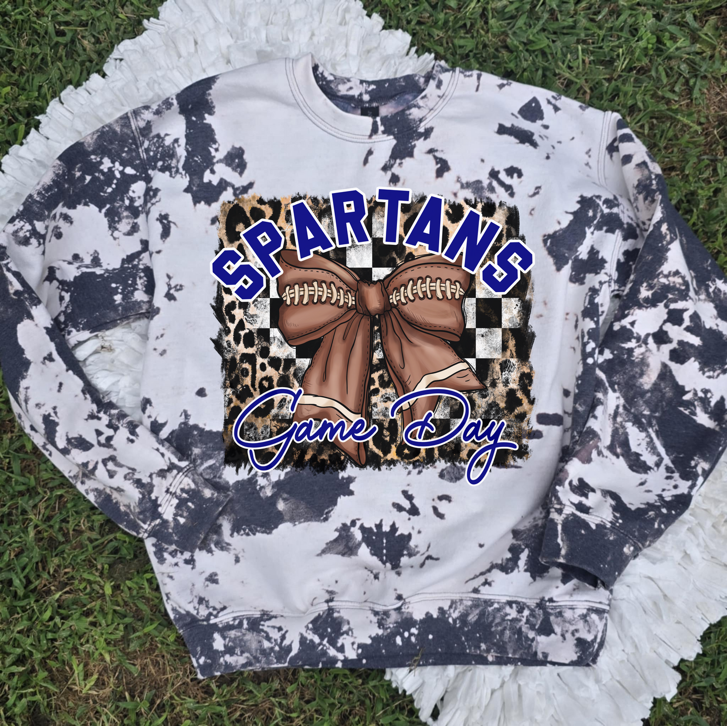 Sports Bow Leopard & checkered
