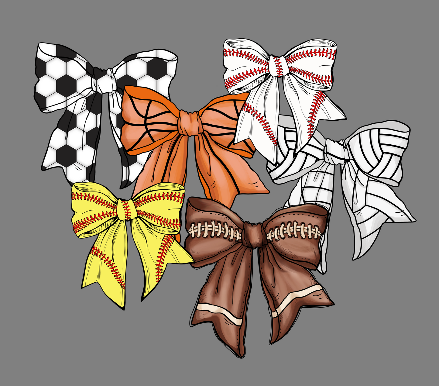 Sports Bow Leopard & checkered