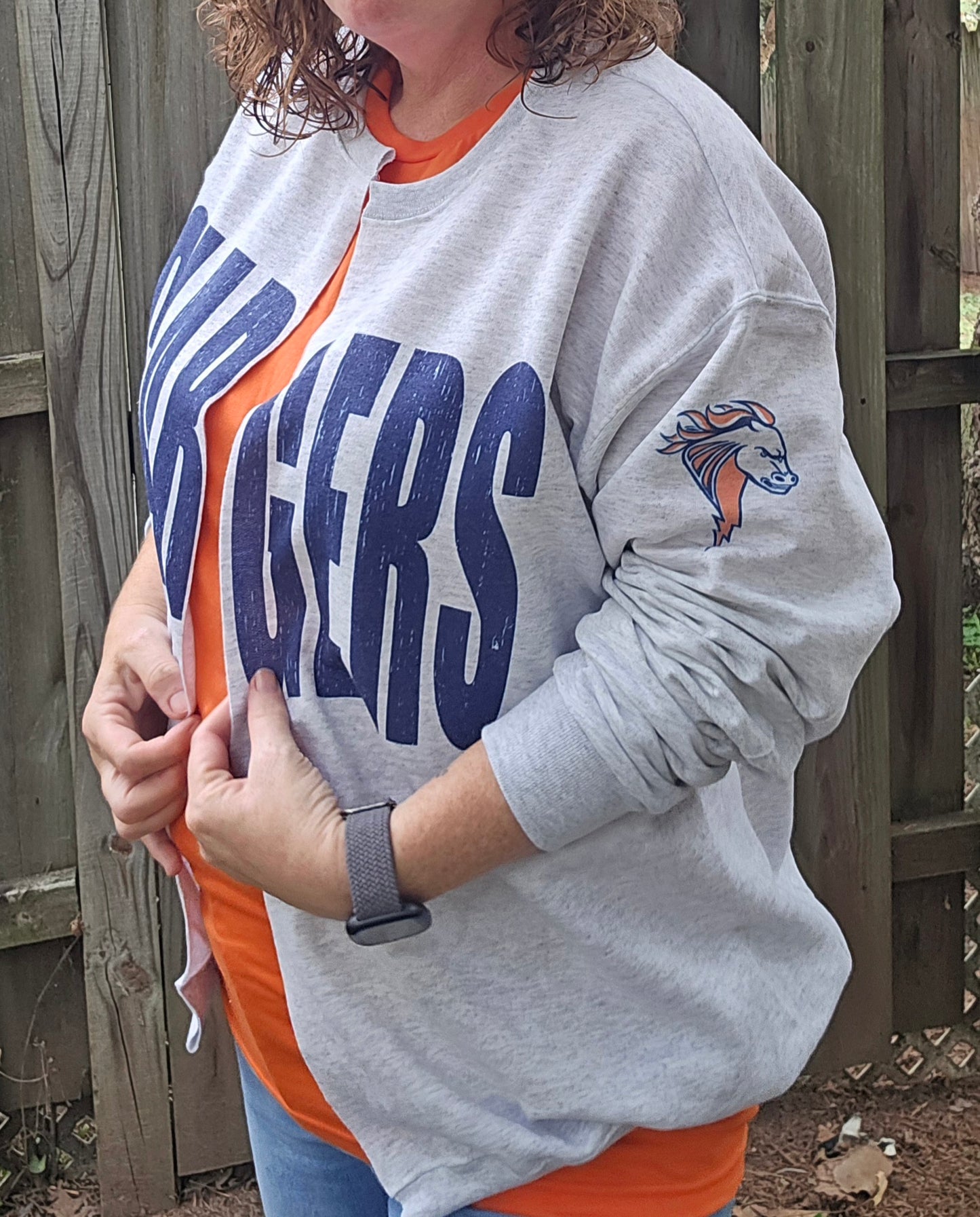 Illini West Chargers Sweatshirt Cardigan