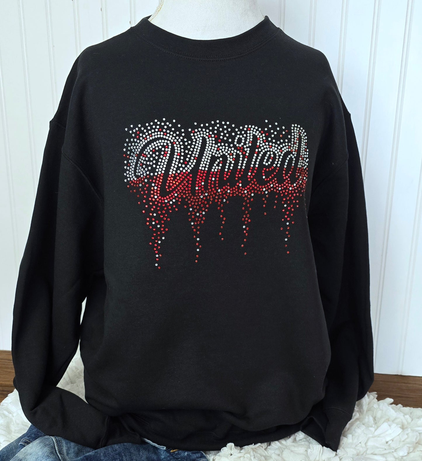 Rhinestone drip United