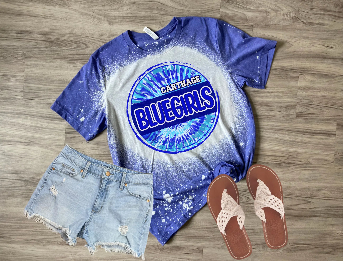 Carthage Bluegirls tie dye