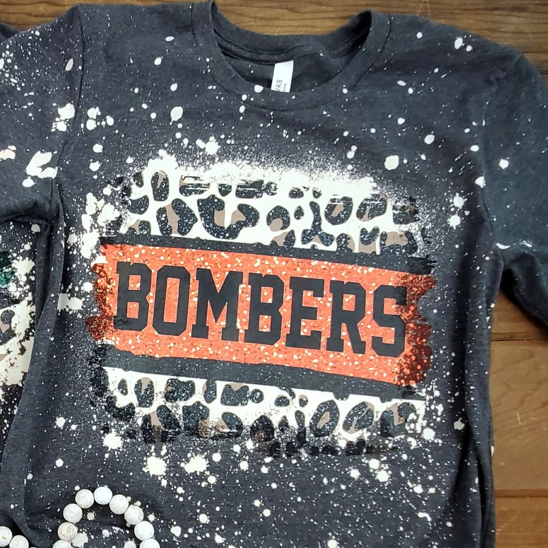 Bombers Glitter Leopard