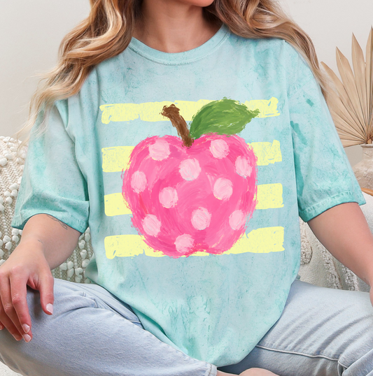 Pink Apple Stripes