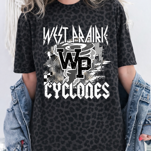 Cyclones Rocker Tee Leopard