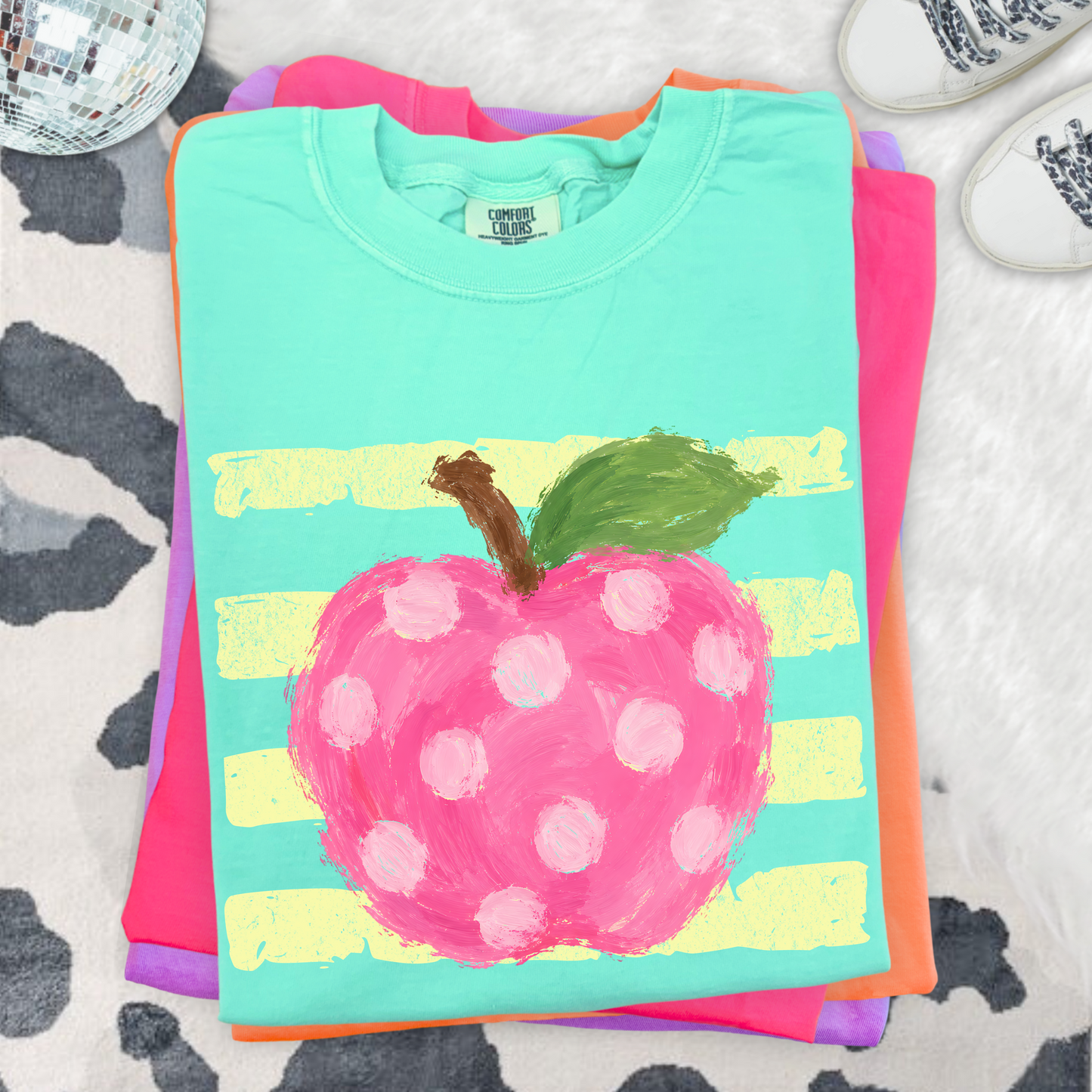 Pink Apple Stripes