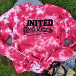 United red storm tie dye