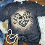 Leopard Heart Spirit Tee -Adult