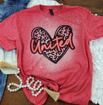 Leopard Heart Spirit Tee -Adult