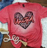 Leopard Heart Spirit Tee - Youth