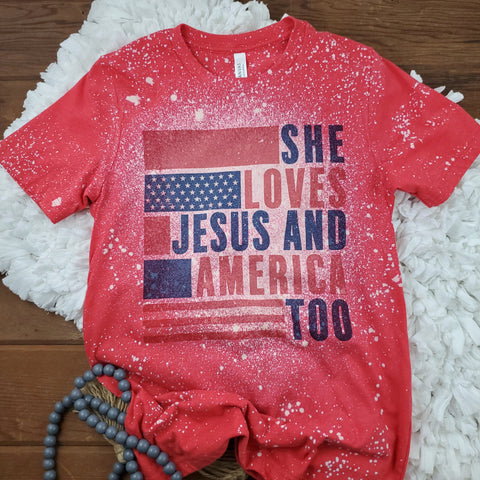 She loves jesus and america too