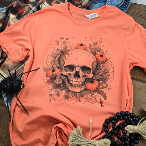 Skull & pumpkins