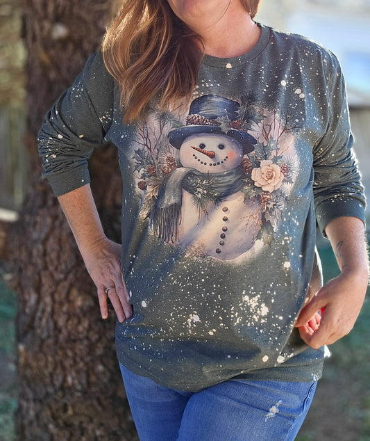 Bleached snowman