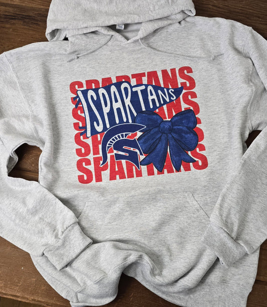 Stacked collage Spartans