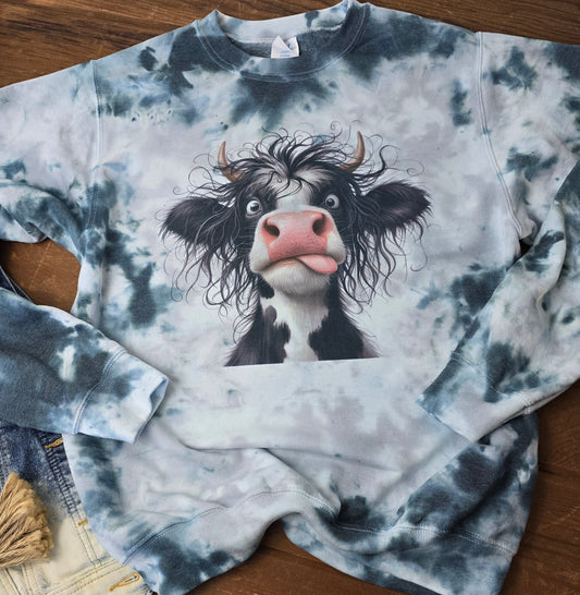 Silly cow tie dye