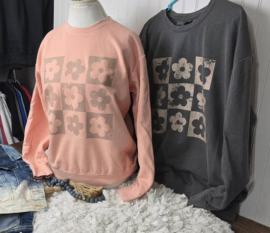 Distressed Boho Flowers