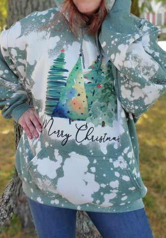 Merry Christmas tree hoodie