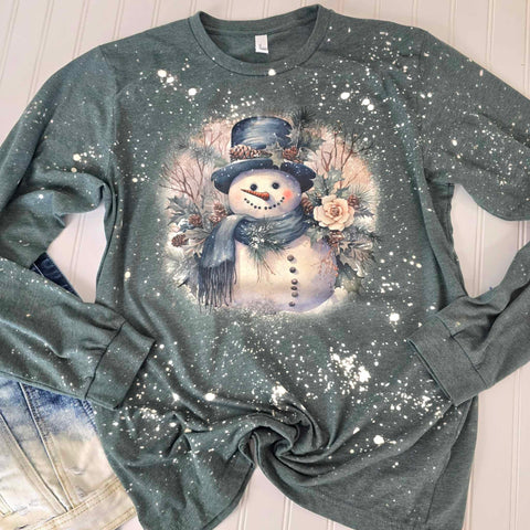 Snowman bleached