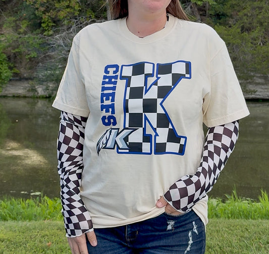 Large Checkered Keokuk Chiefs