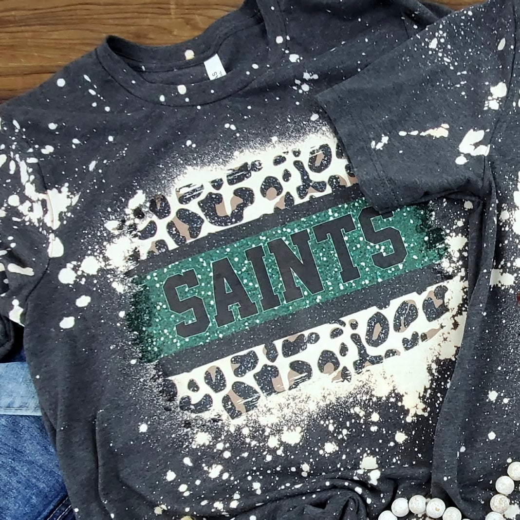 Saints Glitter Leopard