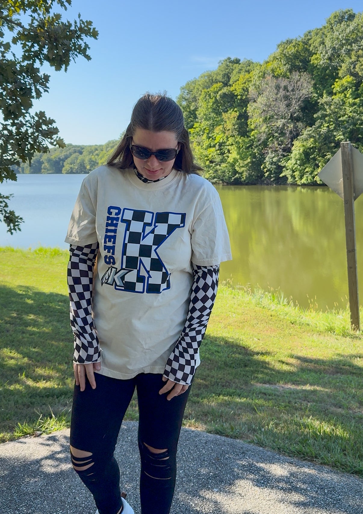 Large Checkered Keokuk Chiefs