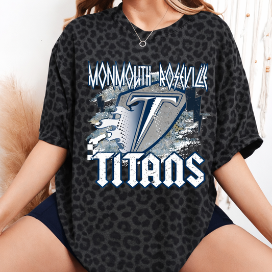 MR Titans Rocker Tee Leopard