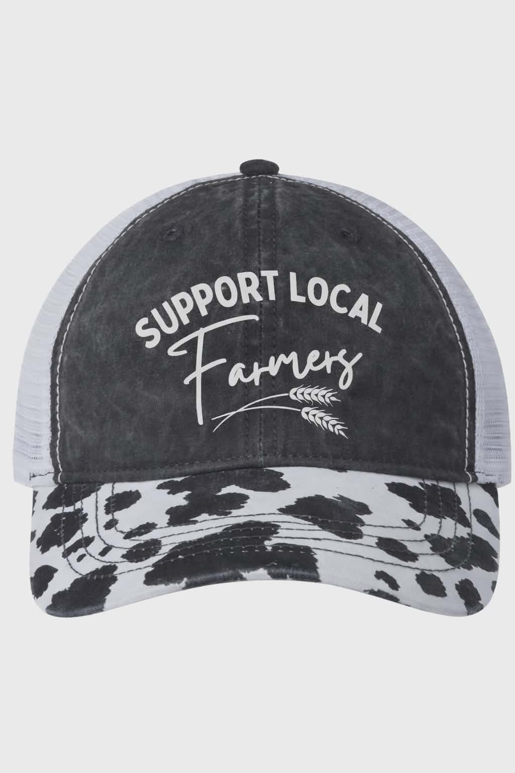 Support Local Farmers Cow Hat