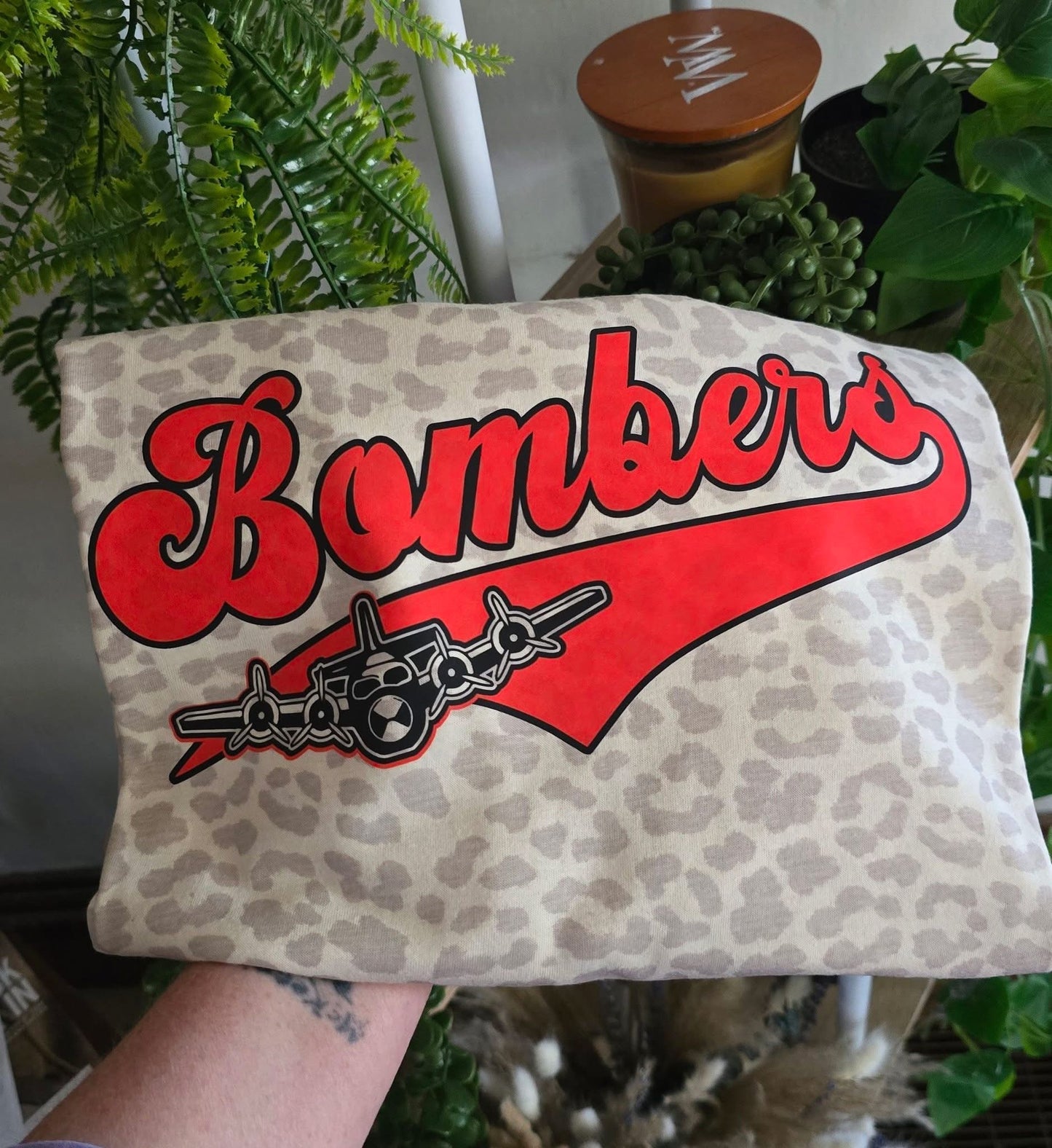 Bombers Natural Leopard