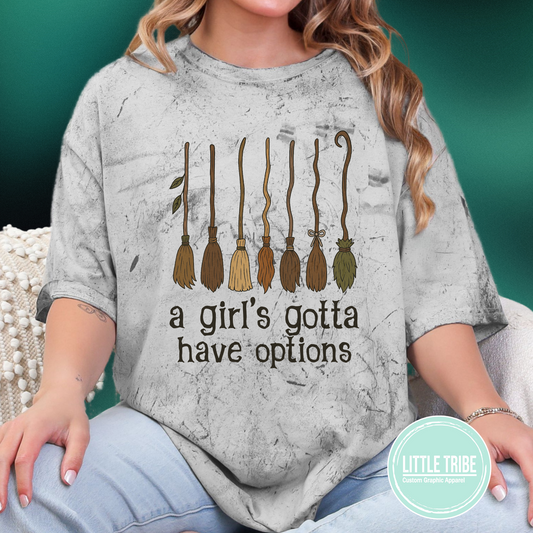 A Girls Gotta Have Options