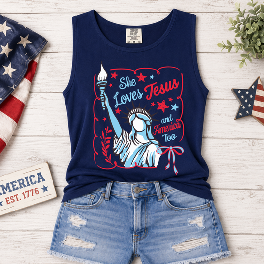 She Loves Jesus and America too