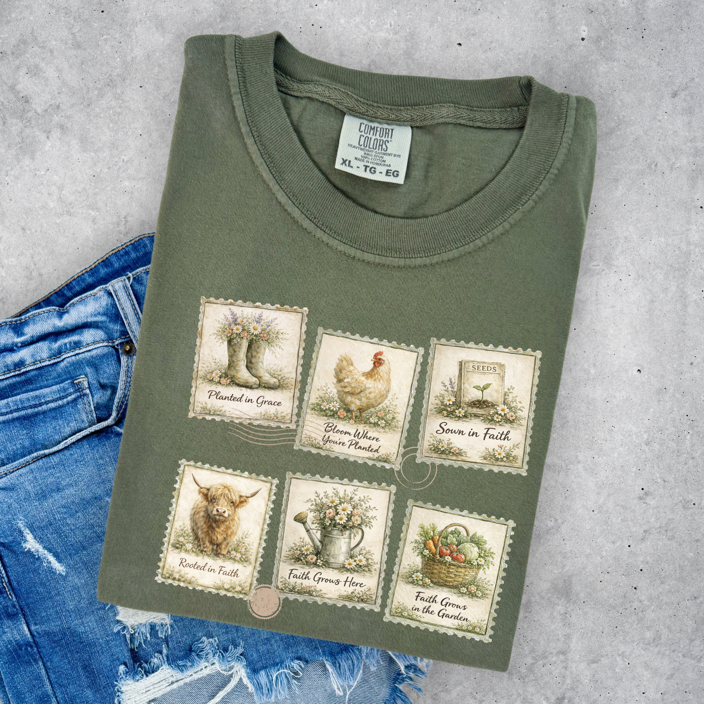 Faith Garden Stamps