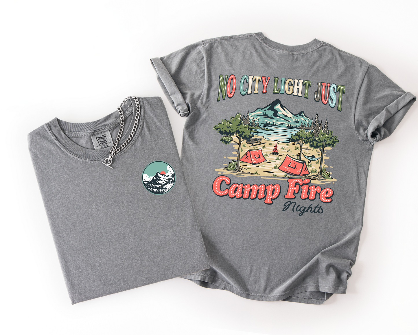 Camping fire nights