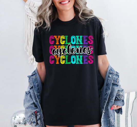 Cyclones bright color sketch