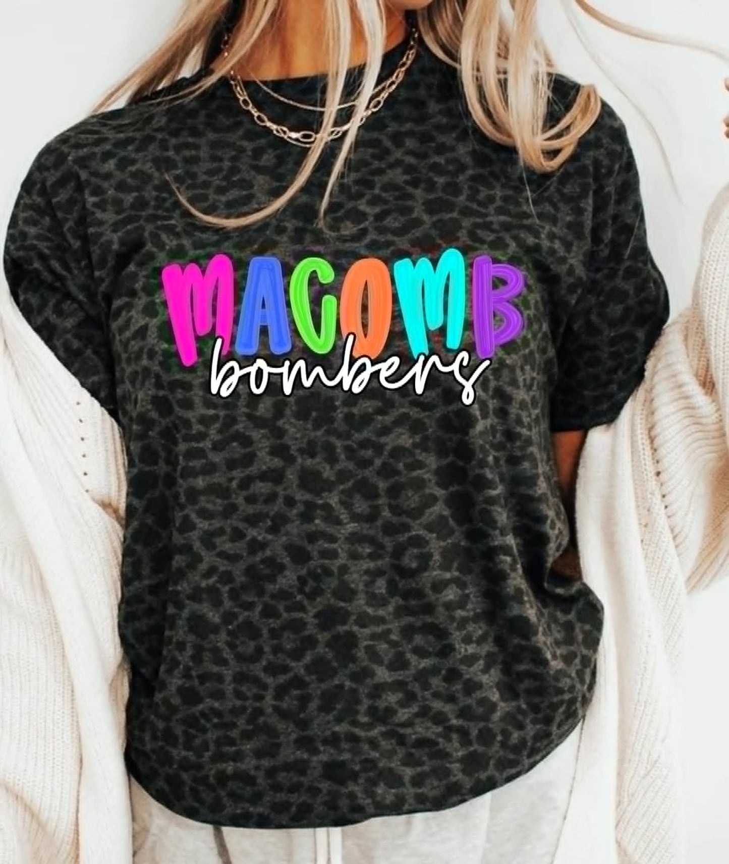 Wild & Bright Leopard Spirit | Macomb Bombers