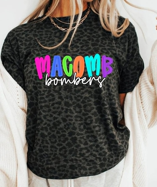 Wild & Bright Leopard Spirit | Macomb Bombers