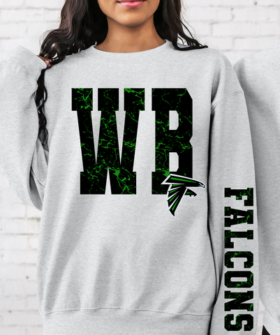 Distressed WB falcons