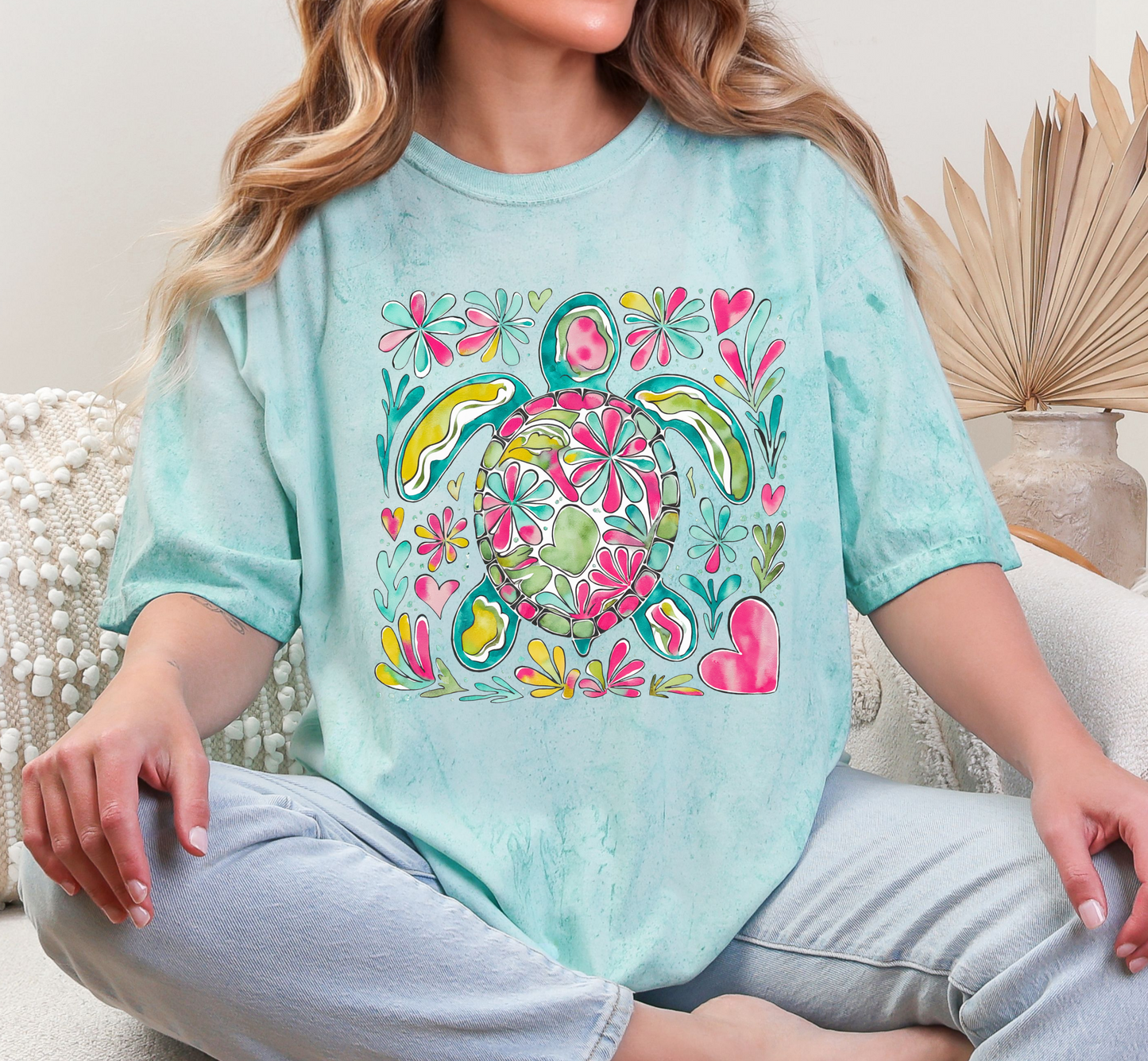 Floral turtle