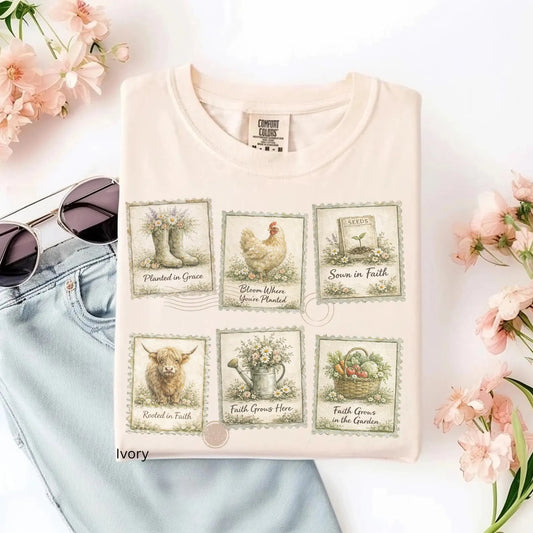 Faith Garden Stamps
