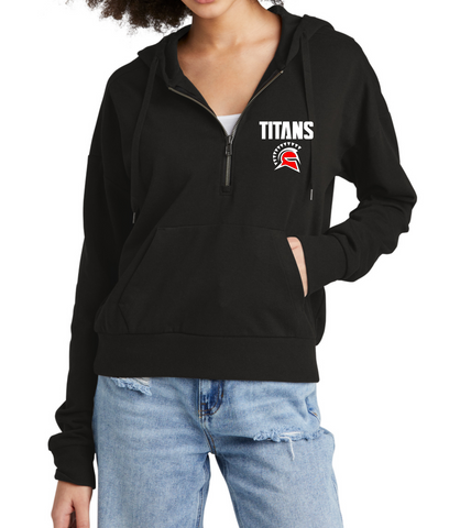 Titans logo 1/2 zip