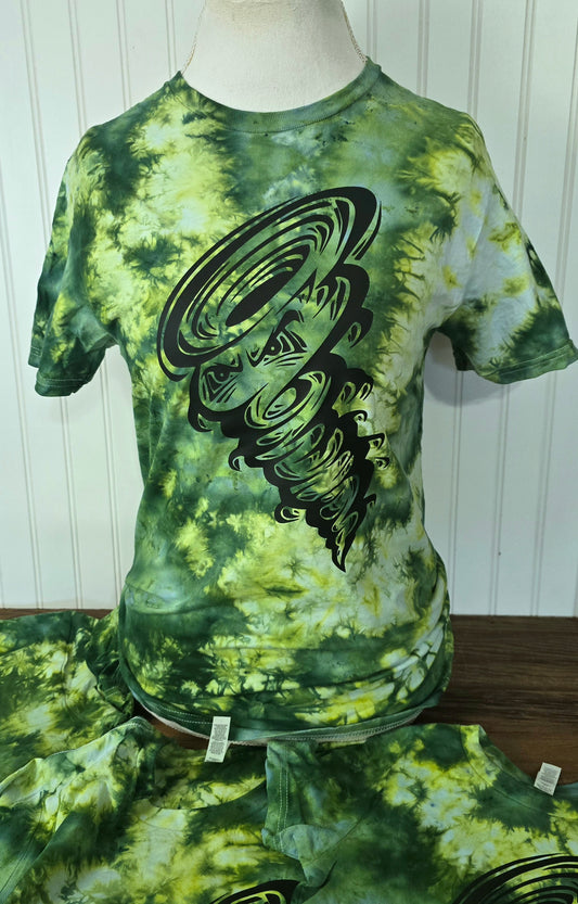 Ice dyed Atown Tornadoes