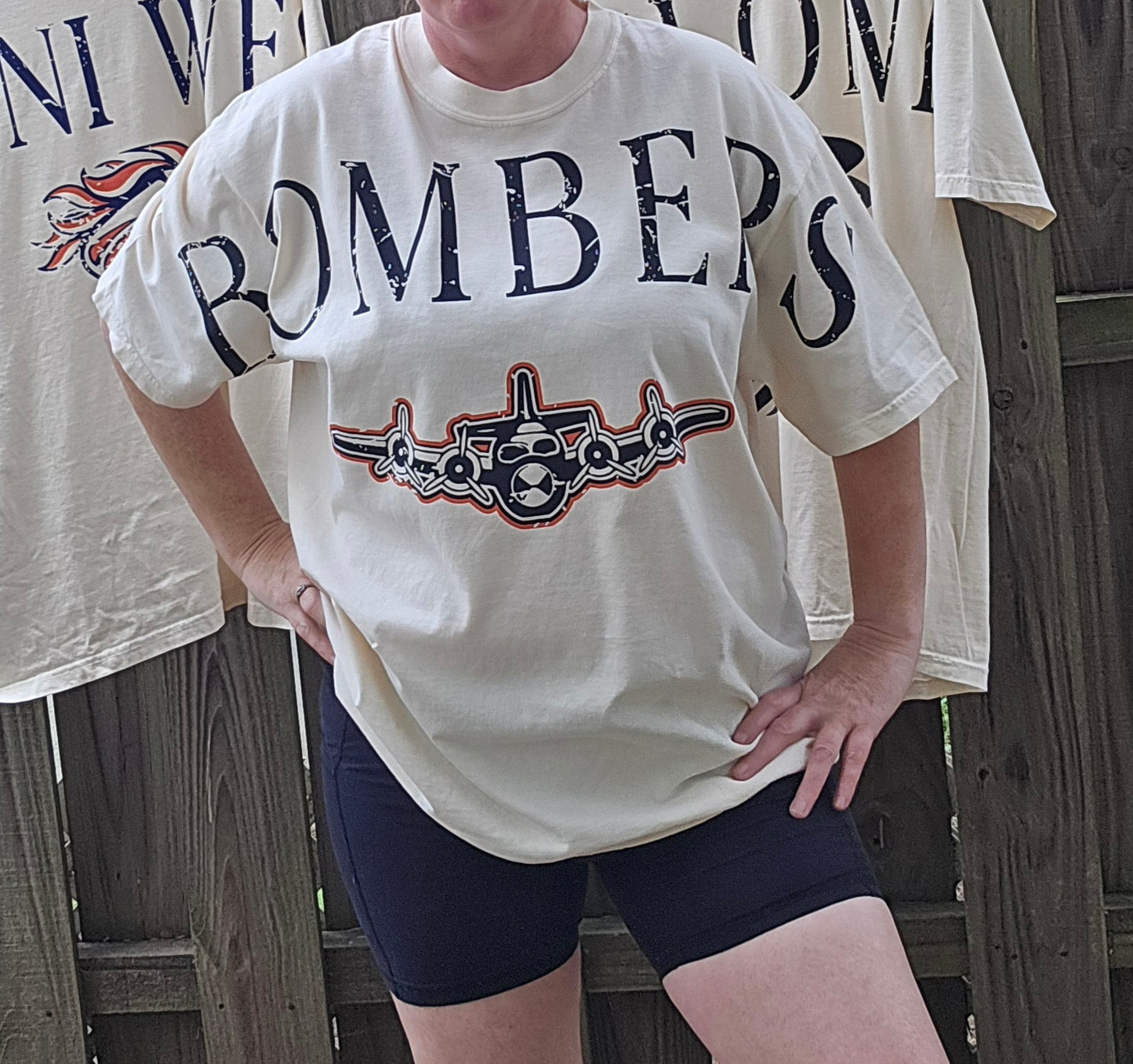 Bombers Oversized Distressed
