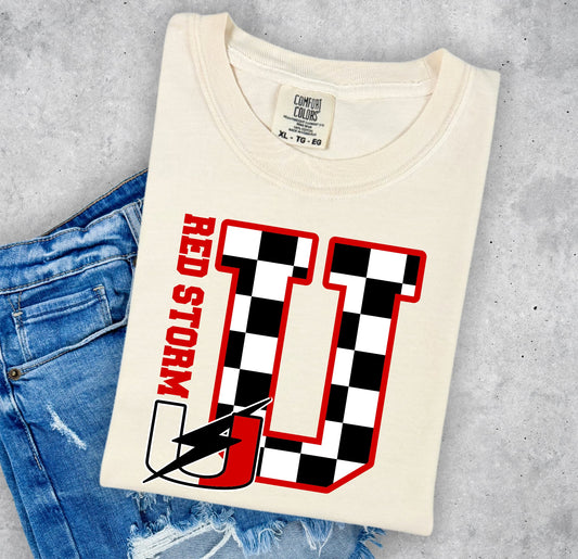 Large Checkered United