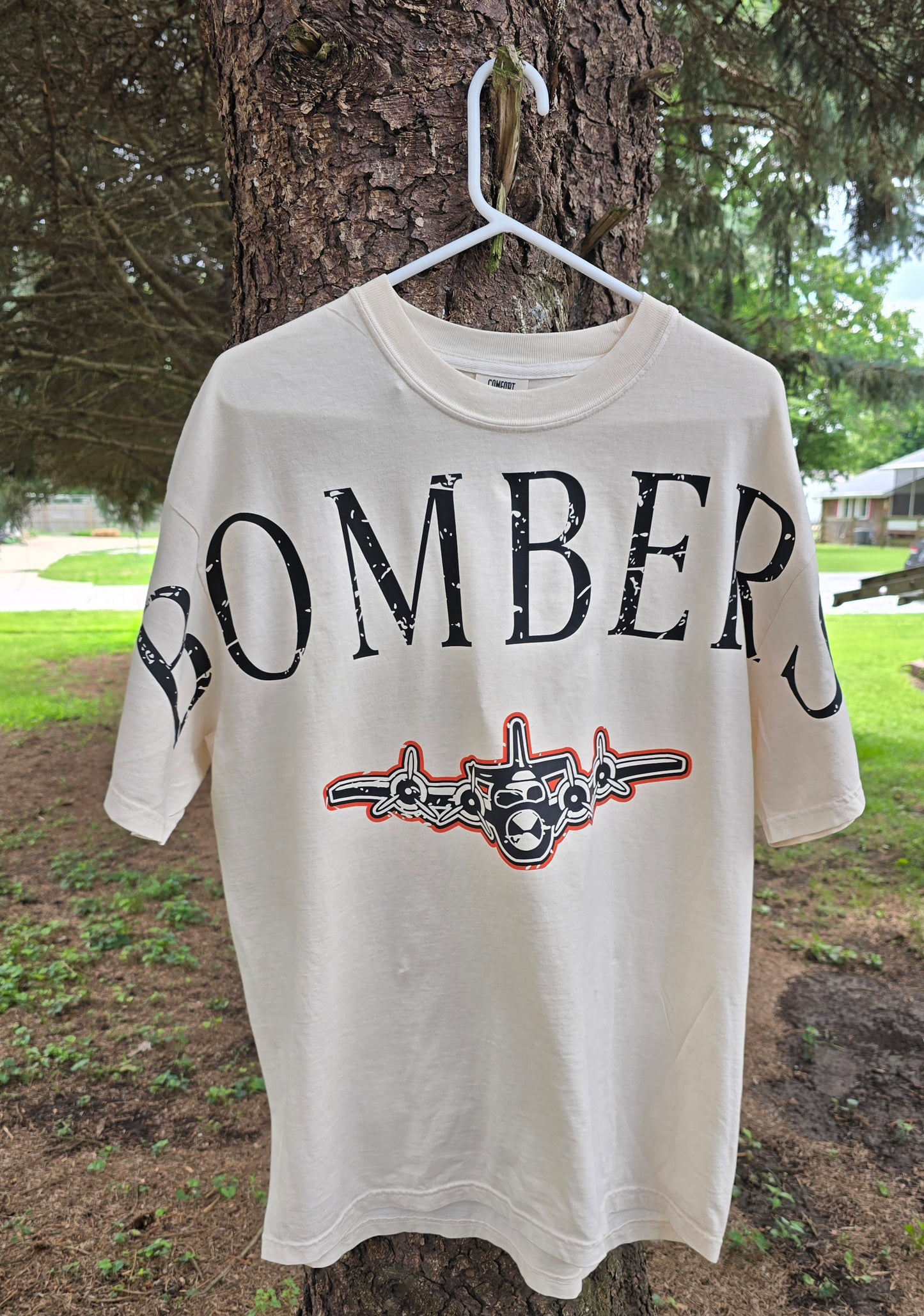 Bombers Oversized Distressed
