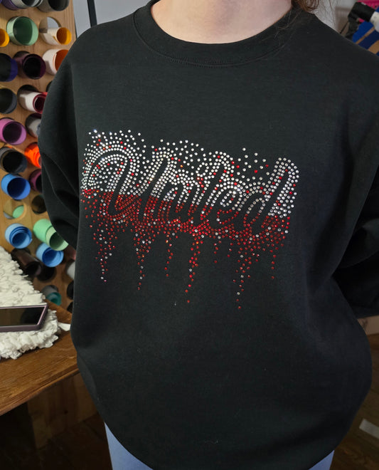 Rhinestone drip United